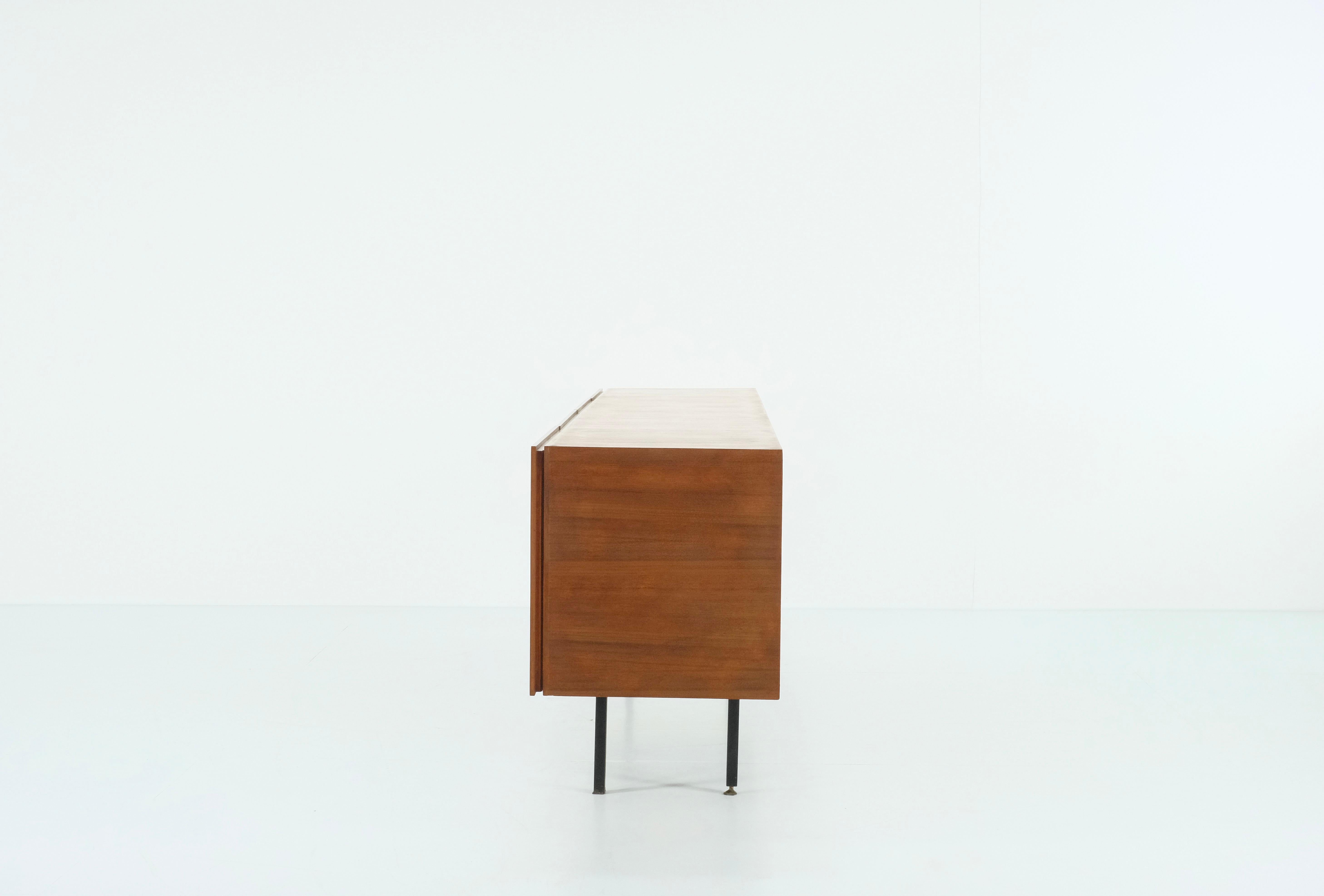 German Midcentury Minimalist ‘B40’ Sideboard by Swiss Architect Dieter Waeckerlin