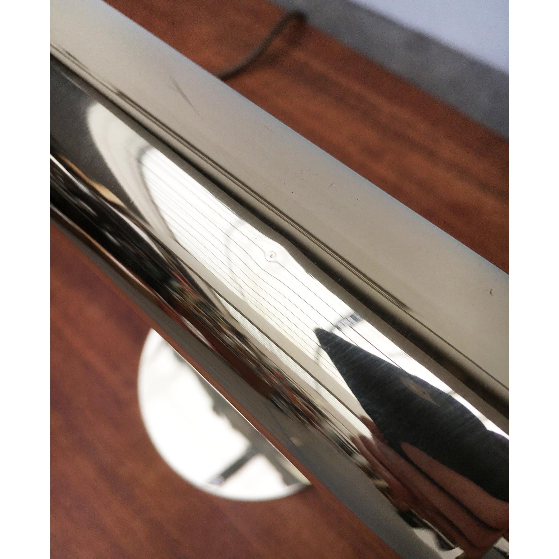 Lampada da tavolo in ottone minimalista di metà secolo di Rosemarie & Rico Baltensweiler, anni '60 in vendita 1