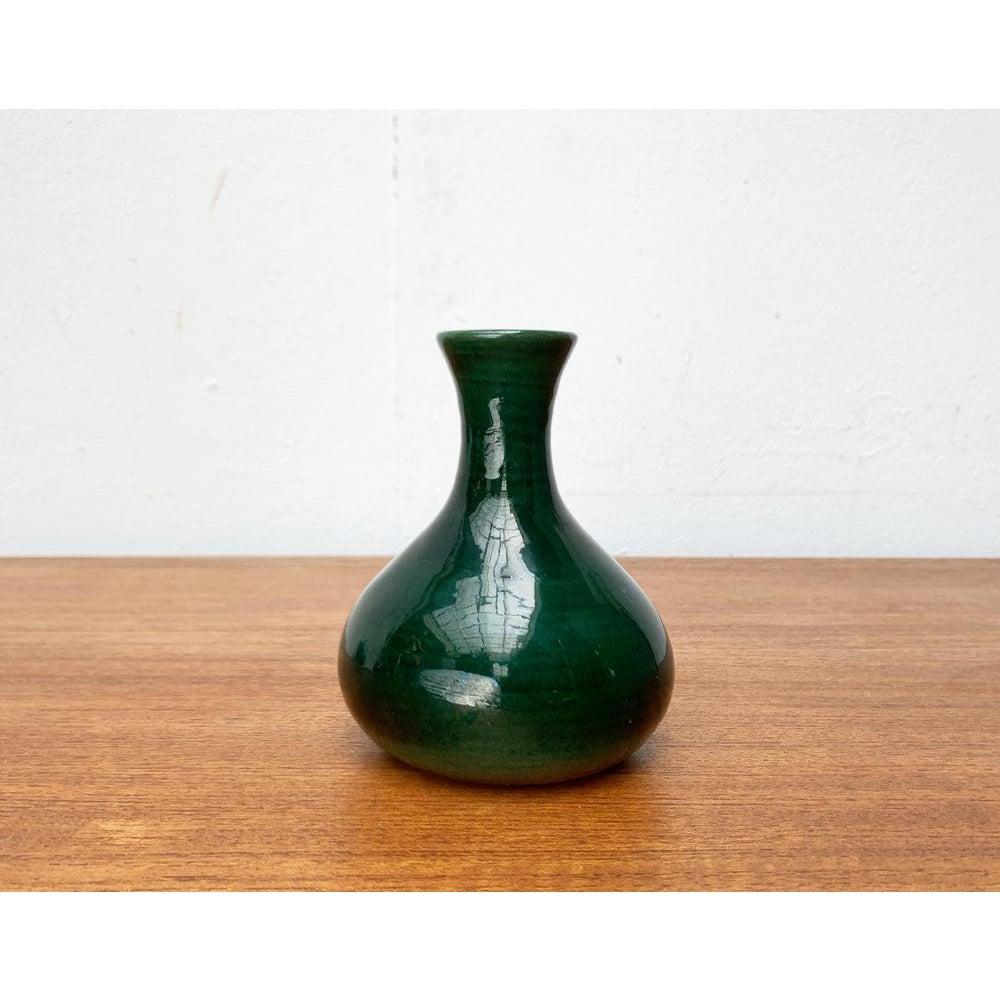 20th Century Mid-Century Minimalist Carafe Vase from Hartwig Heyne Hoy Pottery, 1960s For Sale