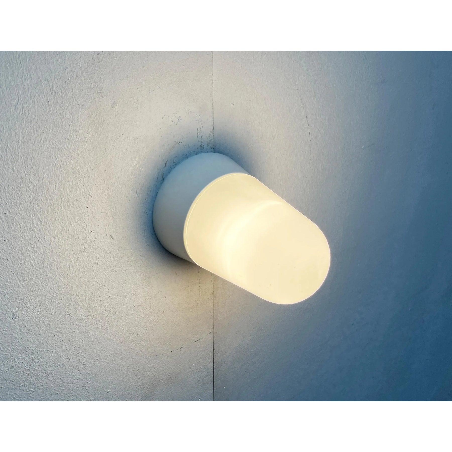Ceramica Lampada da soffitto minimalista di metà secolo in ceramica e vetro, anni '50 in vendita
