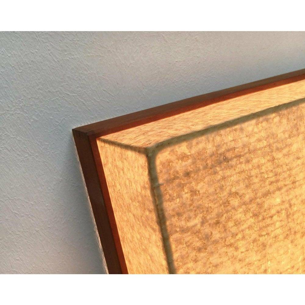Lampada da soffitto minimalista Cocoon in teak, anni '60, metà secolo in vendita 1