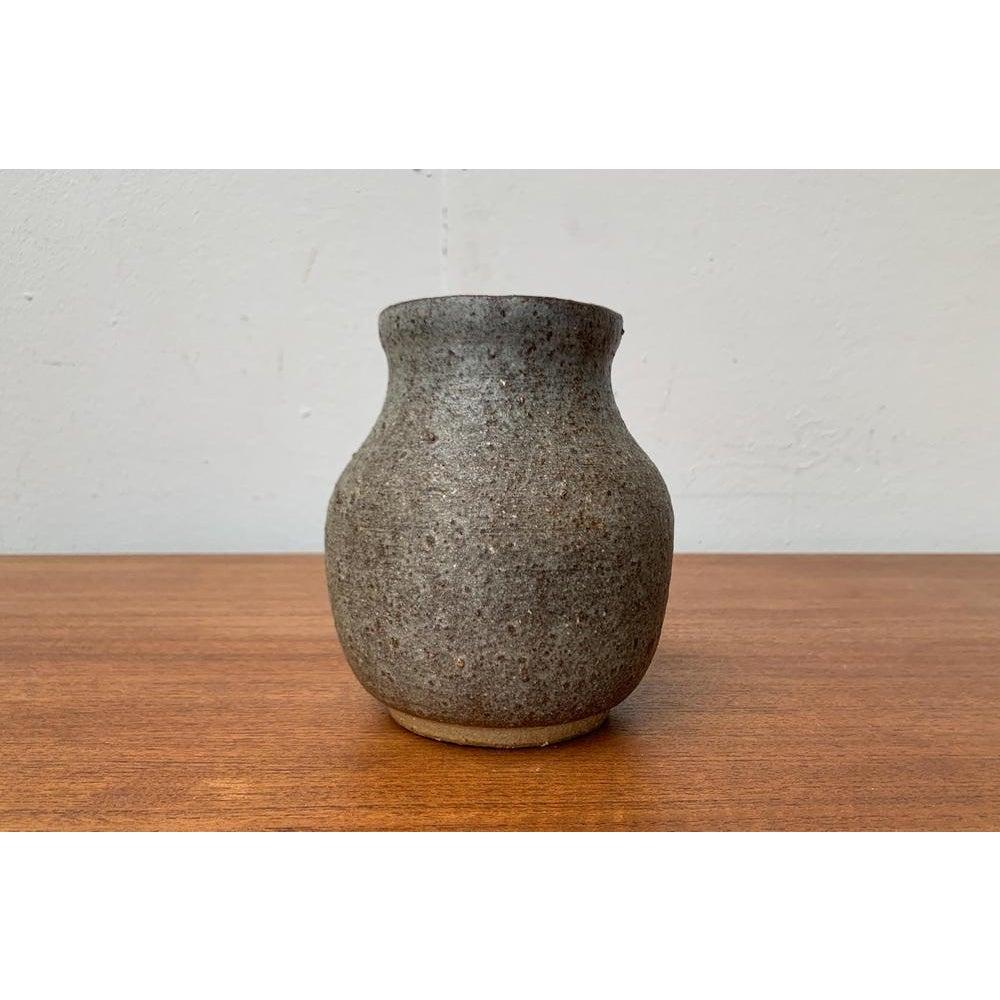 Mid-Century Minimalist Danish Studio Pottery Vase from Bahl Keramik, 1960s For Sale 6