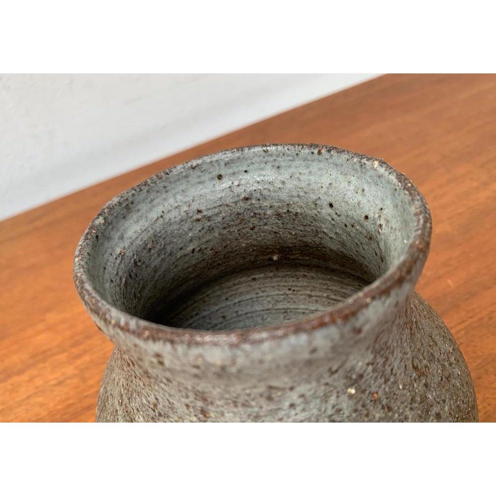 20th Century Mid-Century Minimalist Danish Studio Pottery Vase from Bahl Keramik, 1960s For Sale