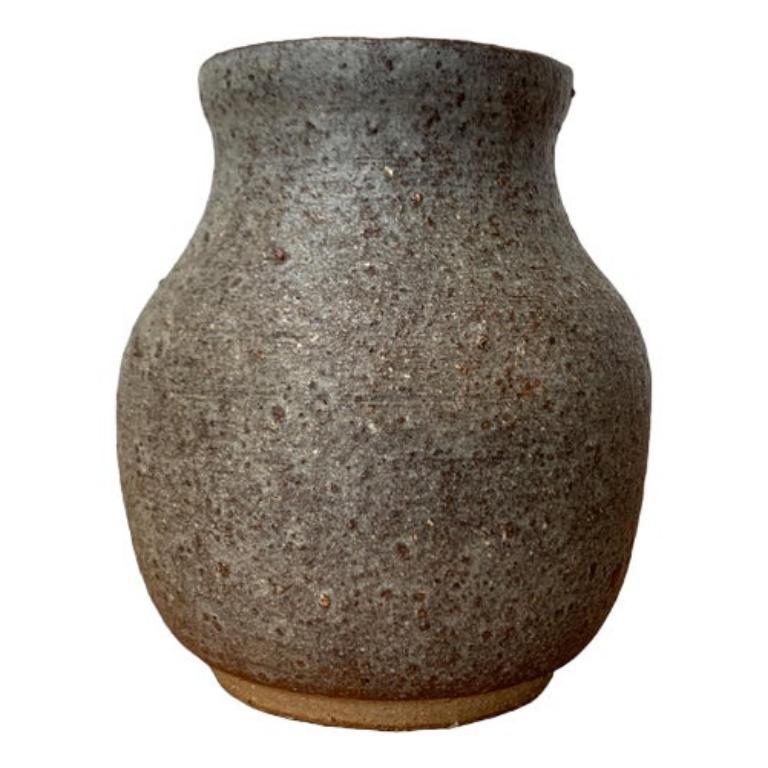 Vaso minimalista di metà secolo in Studio Pottery danese di Bahl Keramik, anni '60