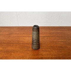 Jarrón de cerámica holandesa minimalista de mediados de siglo Studio Pottery de Mobach, años 60