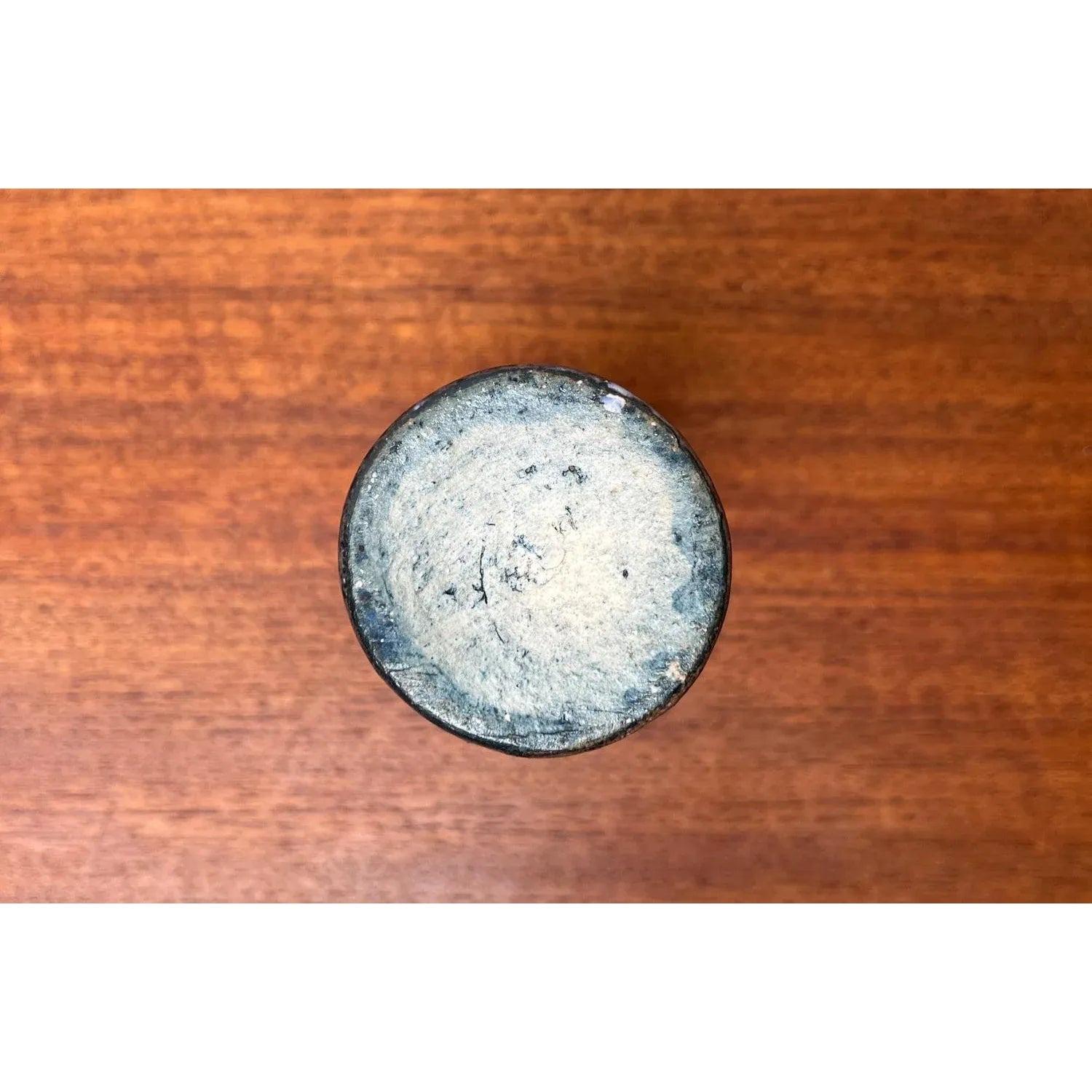 Mid-Century Minimalist Dutch Studio Pottery Vase from Mobach, 1960s For Sale 3