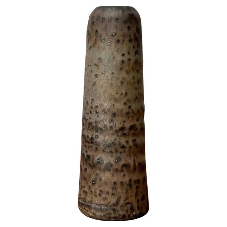 Vaso minimalista di metà secolo in Studio Pottery olandese di Mobach, anni '60