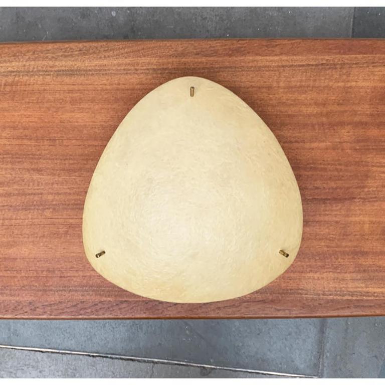 Lampada da soffitto in fibra di vetro minimalista di metà secolo, anni '60 in vendita 3