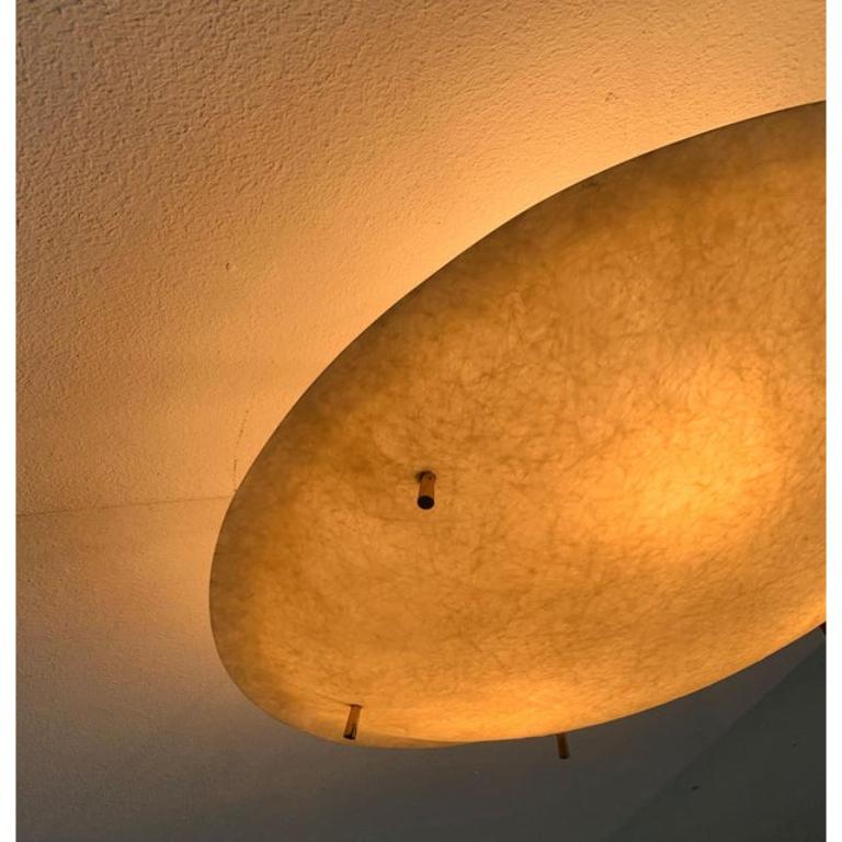 Mid-Century moderno Plafoniera in fibra di vetro minimalista di metà secolo, anni '60 in vendita