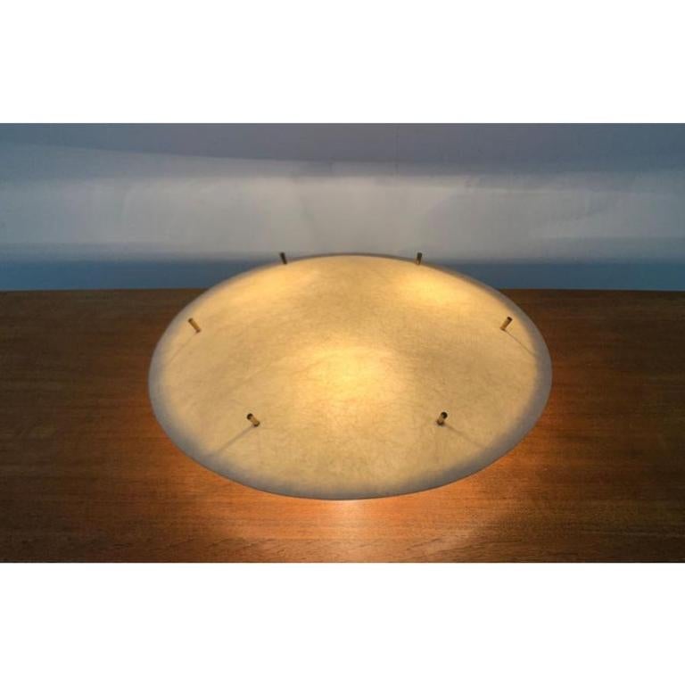 Plafoniera in fibra di vetro minimalista di metà secolo, anni '60 in vendita 1
