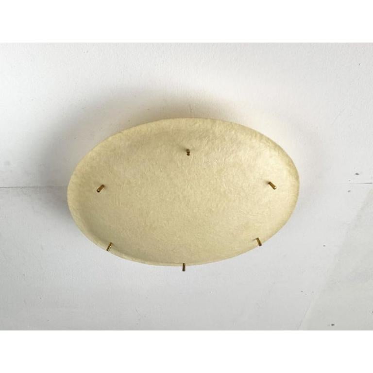 Plafoniera in fibra di vetro minimalista di metà secolo, anni '60 in vendita 2