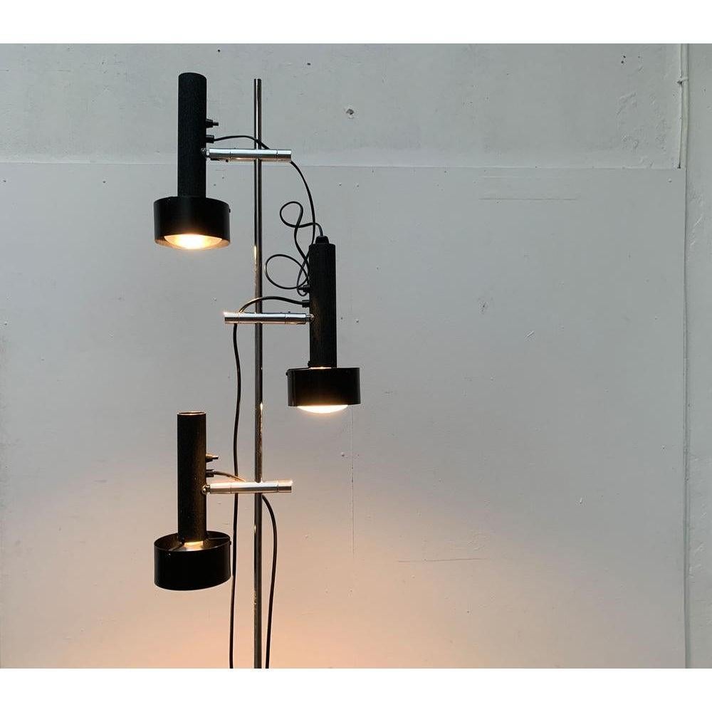Lampada da terra minimalista di metà secolo di Edi Franz per Swiss Lamps, anni '50 in vendita 4