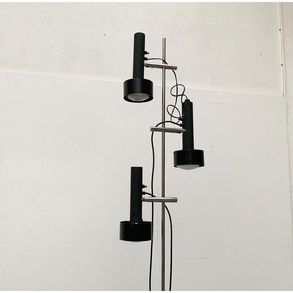 Svizzero Lampada da terra minimalista di metà secolo di Edi Franz per Swiss Lamps, anni '50 in vendita