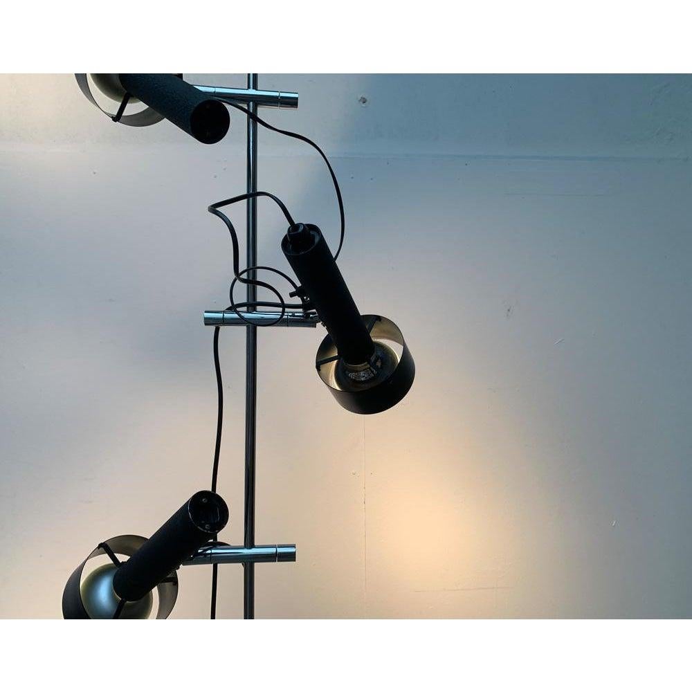 XX secolo Lampada da terra minimalista di metà secolo di Edi Franz per Swiss Lamps, anni '50 in vendita