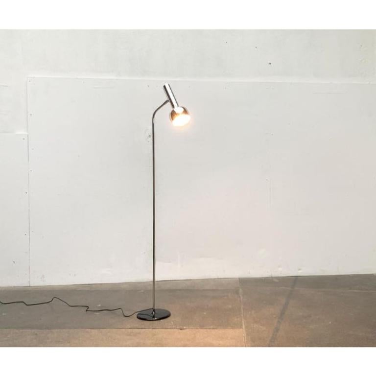 Mid-Century moderno Lampada da terra minimalista di metà secolo di SLZ Team per Swiss Lamps, anni '60 in vendita