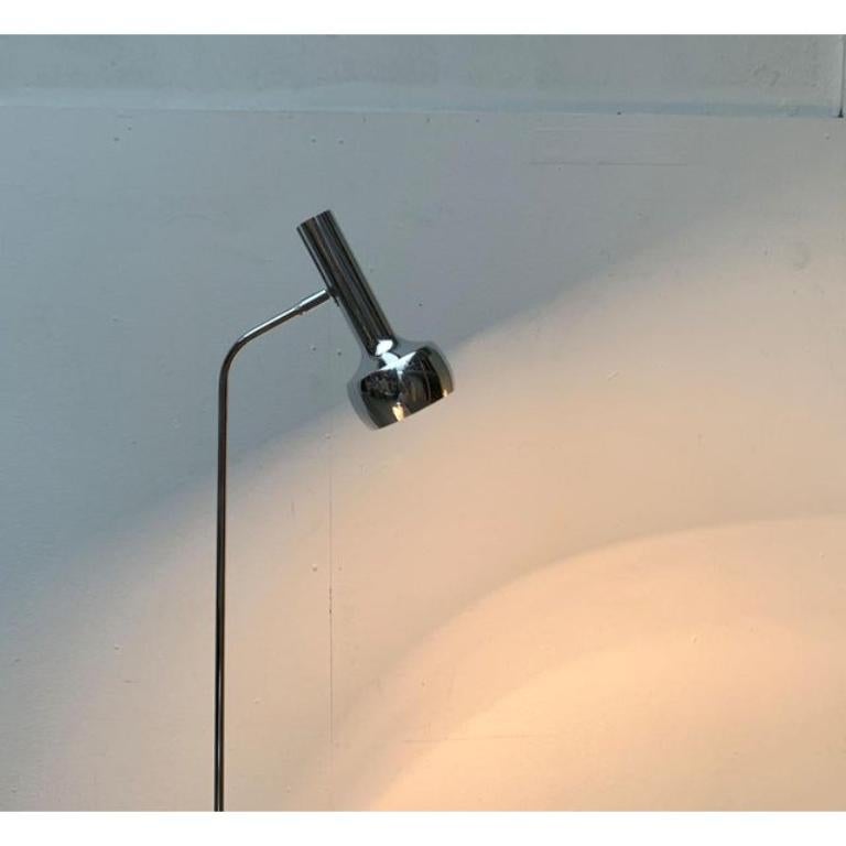 Metallo Lampada da terra minimalista di metà secolo di SLZ Team per Swiss Lamps, anni '60 in vendita