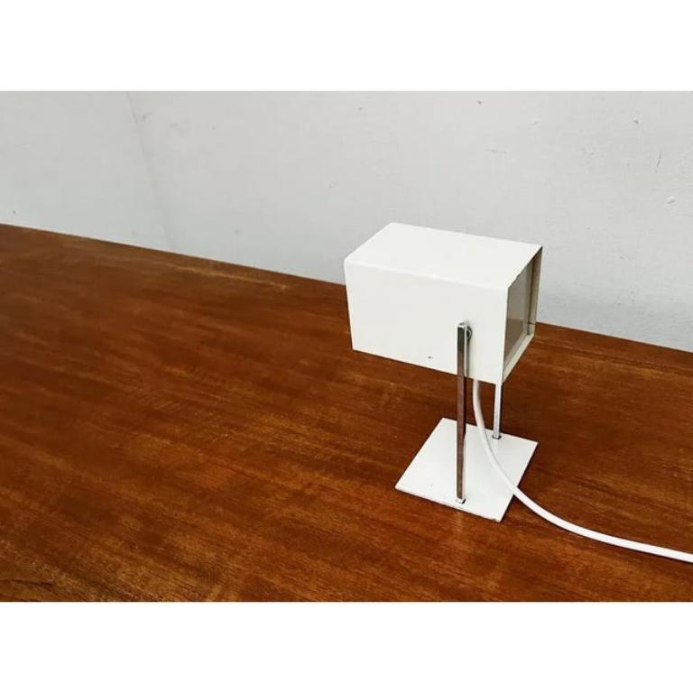 Mid-Century Modern Mid-Century Minimalist German Cube Table Lamp from Kaiser Idell Leuchten, 1960s For Sale