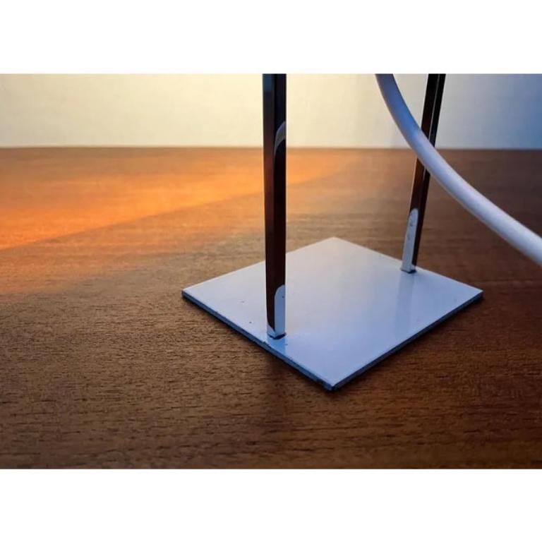 Metal Mid-Century Minimalist German Cube Table Lamp from Kaiser Idell Leuchten, 1960s For Sale