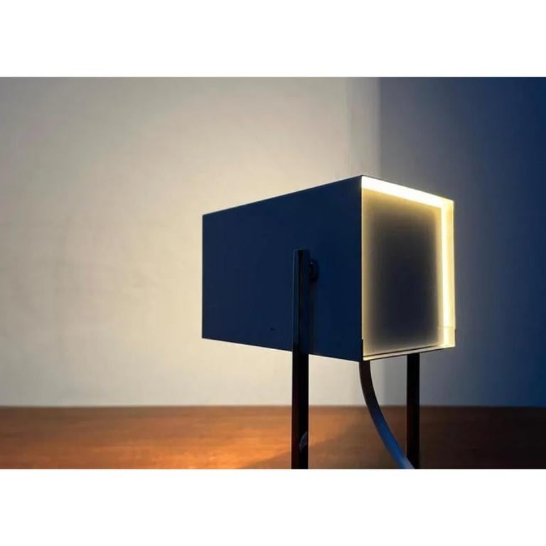 Mid-Century Minimalist German Cube Table Lamp from Kaiser Idell Leuchten, 1960s For Sale 3