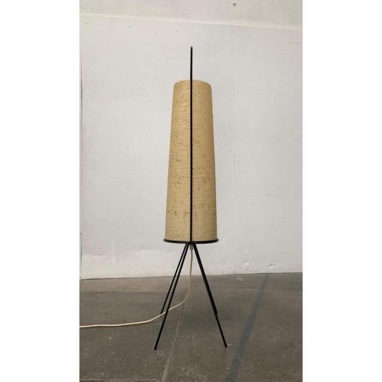 Lampada da terra tedesca minimalista di metà secolo di Hesse Leuchten, anni '60 in vendita 4
