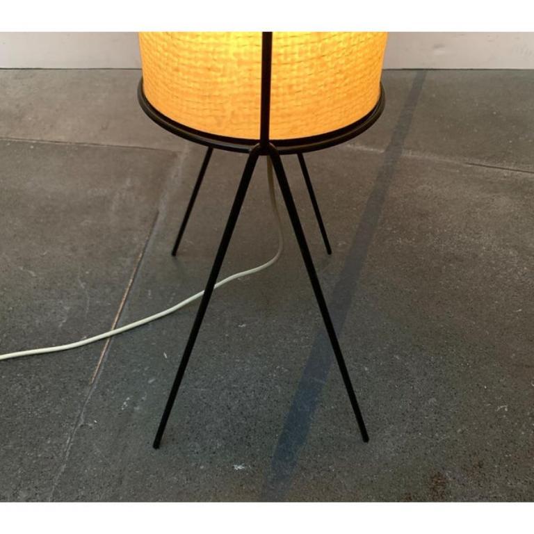 Tedesco Lampada da terra tedesca minimalista di metà secolo di Hesse Leuchten, anni '60 in vendita