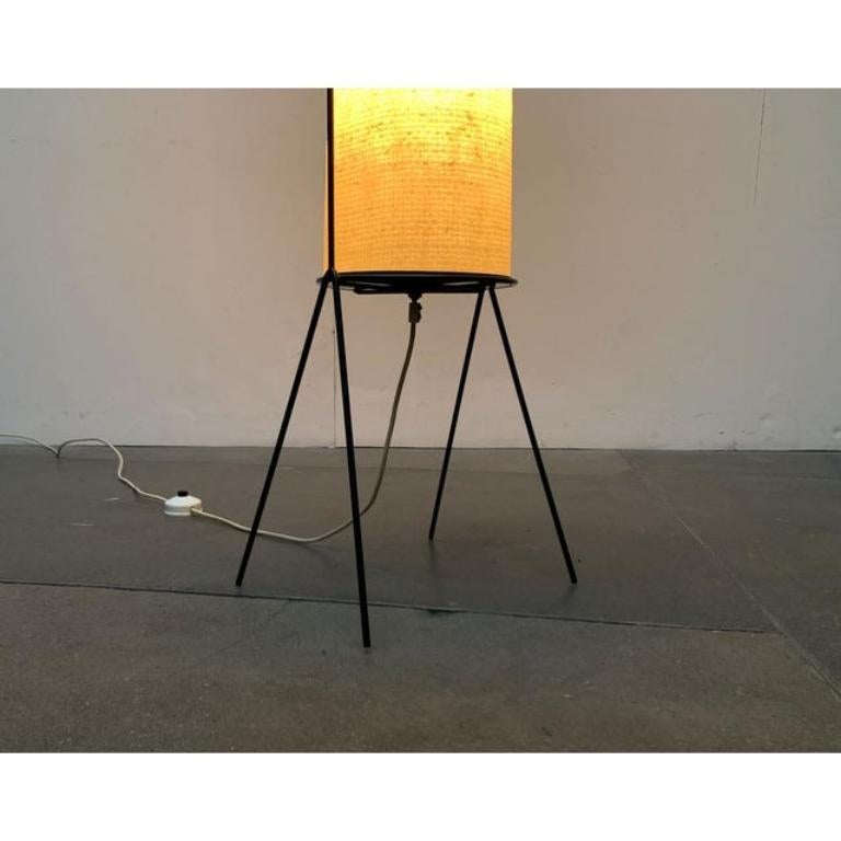 XX secolo Lampada da terra tedesca minimalista di metà secolo di Hesse Leuchten, anni '60 in vendita
