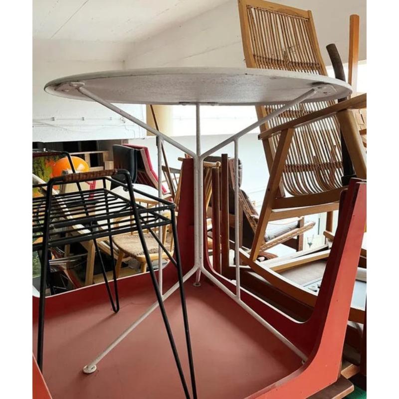 Table de jardin allemande minimaliste du milieu du siècle dernier, années 1960 en vente 5
