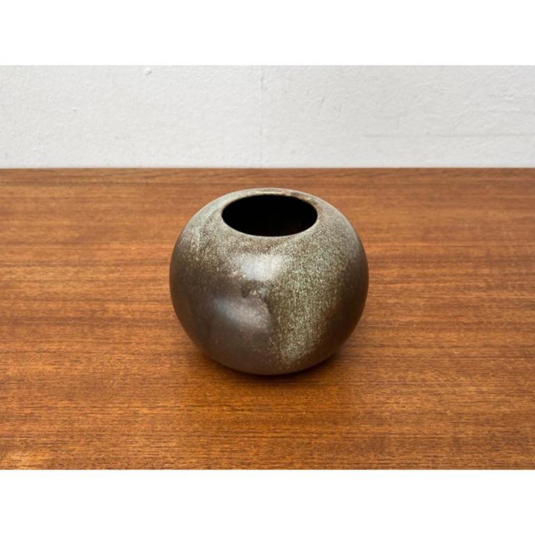 Mid-Century Modern Mid-Century Minimalist German Pottery Vase, 1960s For Sale