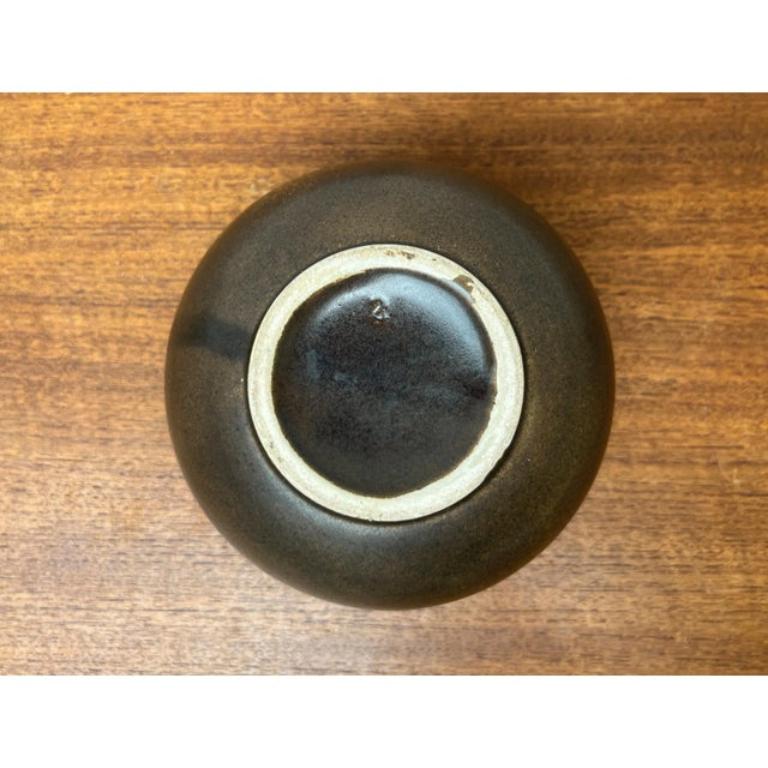Mid-Century Minimalist German Pottery Vase, 1960s For Sale 2