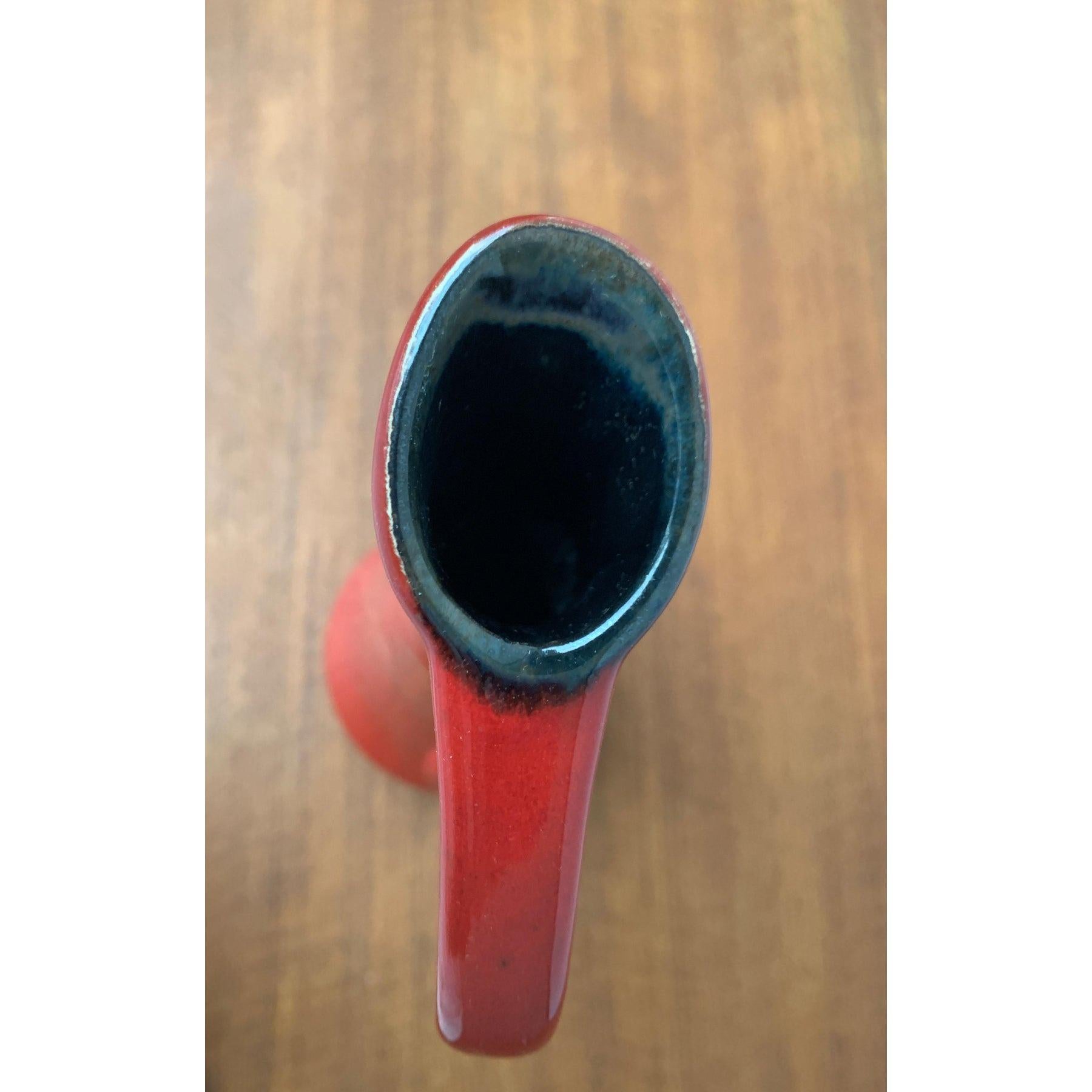 Mid-Century Minimalist German Pottery WGP Carafe Vase from Roth Keramik, 1960s im Angebot 3