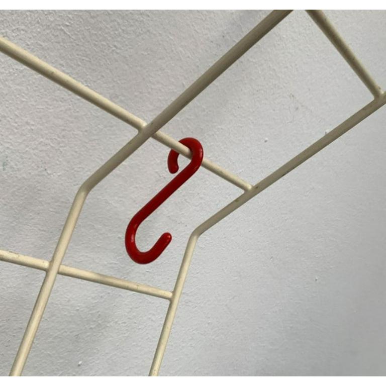 Perchero de cuerda alemán minimalista de mediados de siglo, años 60 en venta 2