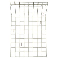 Appendiabiti minimalista tedesco di metà secolo, anni '60