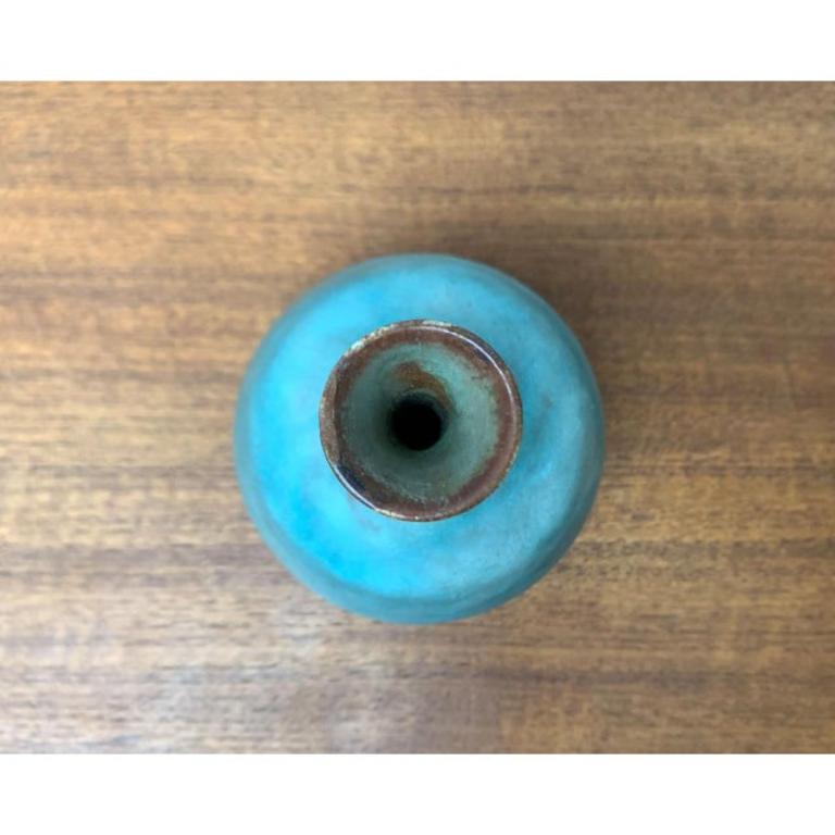 Mid-Century Minimalist German Studio Pottery Vase by Elke & Elmar Kubicek, 1960s For Sale 2