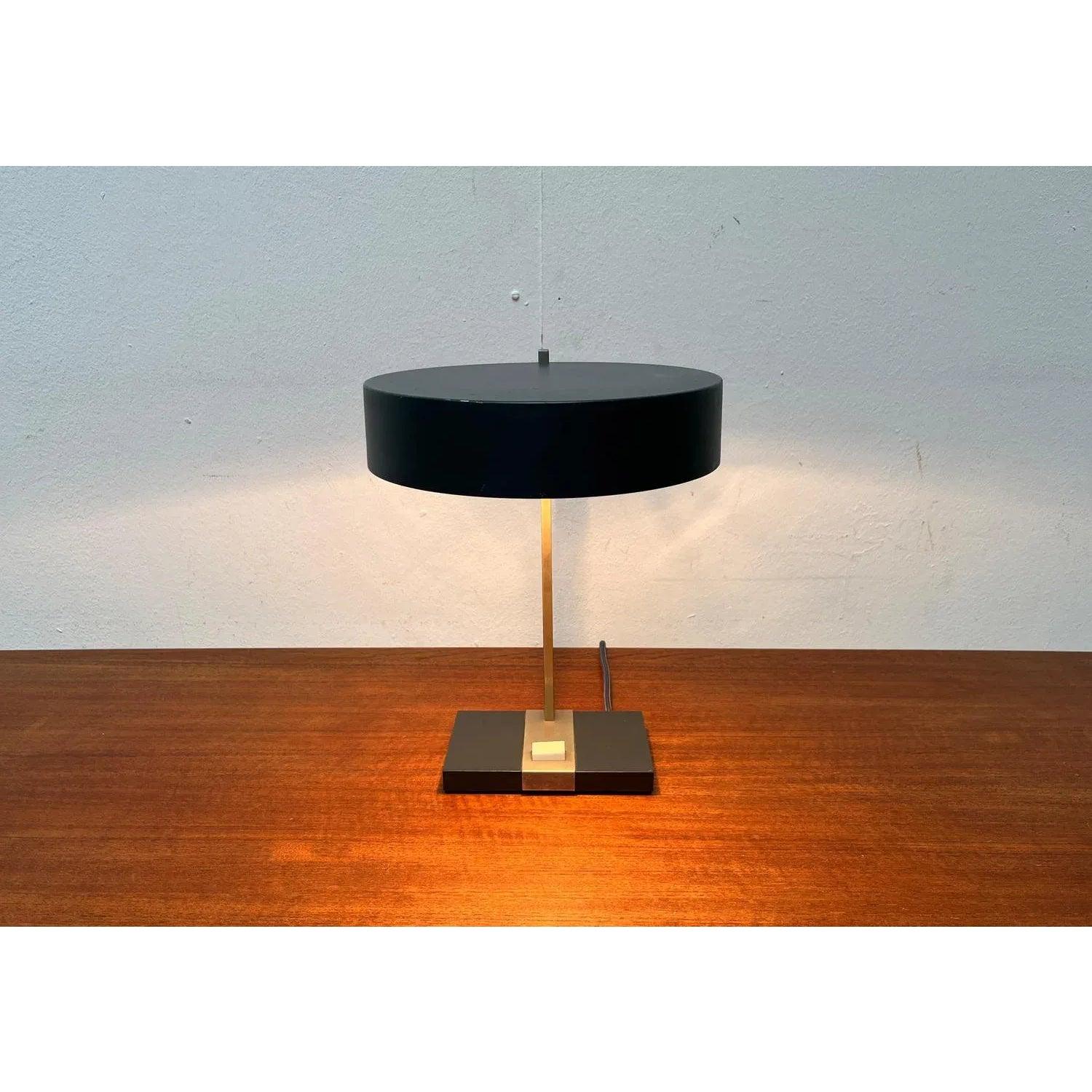 Mid-Century Minimalist German Table Lamp from Hillebrand, 1960s For Sale 4