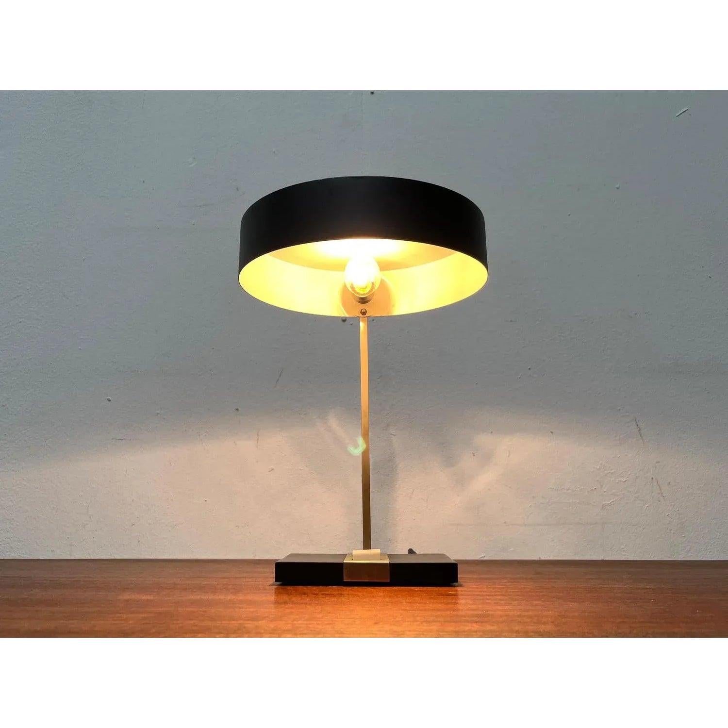 20th Century Mid-Century Minimalist German Table Lamp from Hillebrand, 1960s For Sale