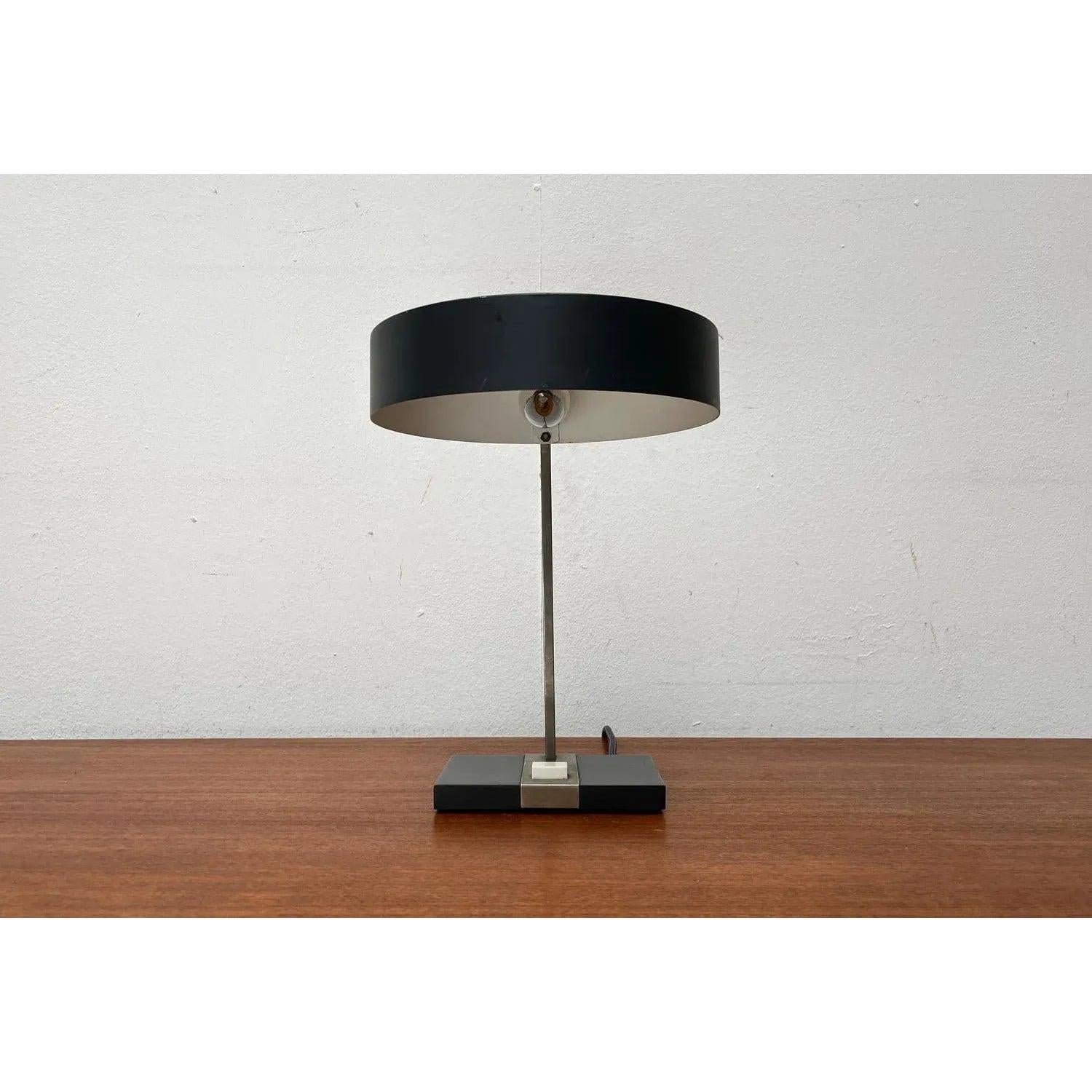 Mid-Century Minimalist German Table Lamp from Hillebrand, 1960s For Sale 2