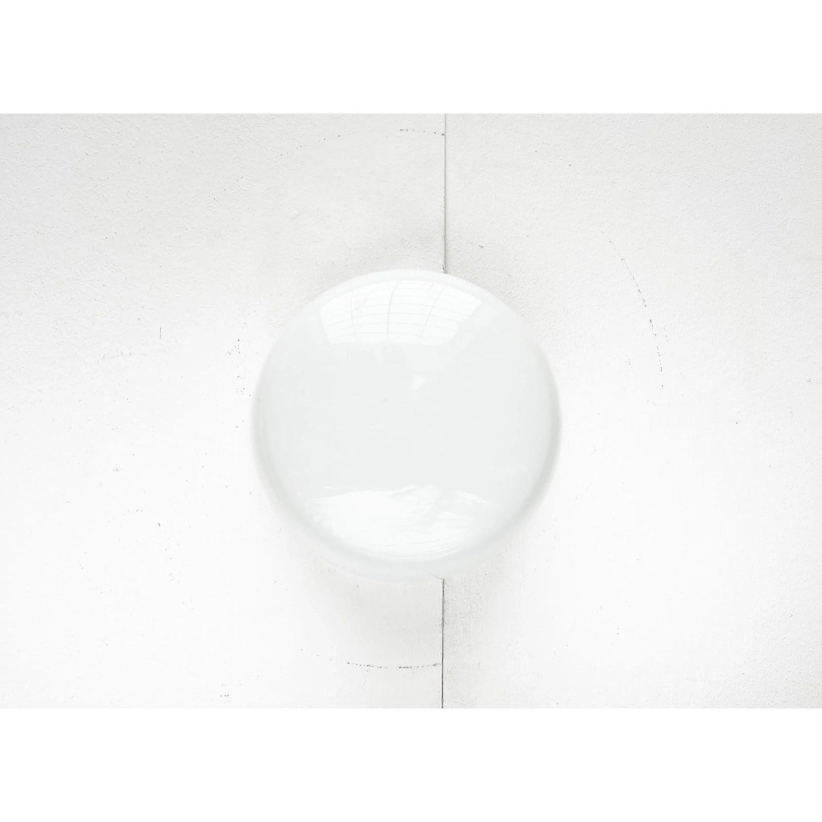 Mid-Century moderno Lampada da soffitto in vetro minimalista di metà secolo, anni '60 in vendita