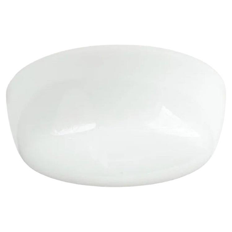 Lampada da soffitto in vetro minimalista di metà secolo, anni '60