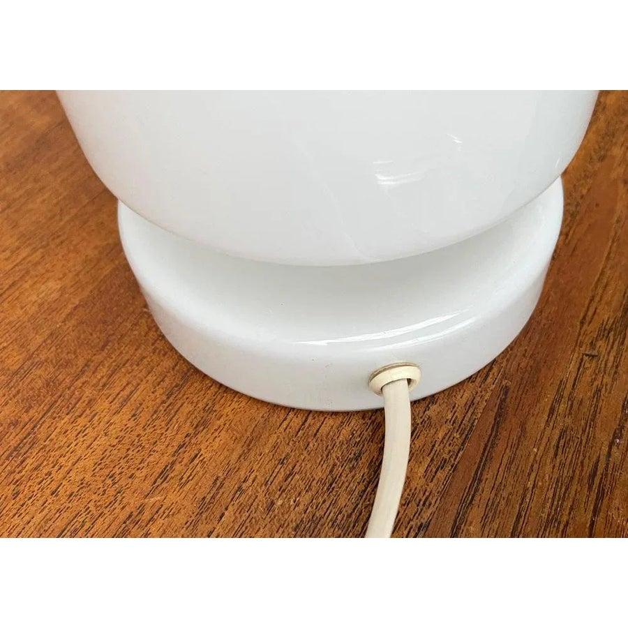 Lámpara de mesa de cristal minimalista de mediados de siglo, años 60 en venta 6