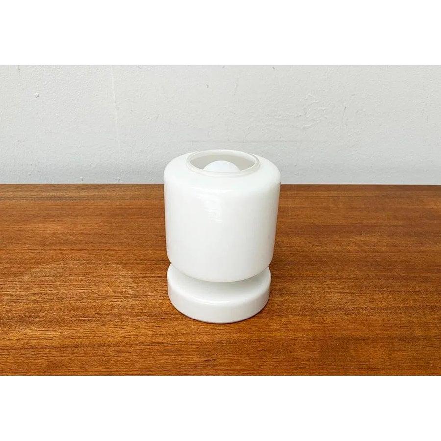 Lámpara de mesa de cristal minimalista de mediados de siglo, años 60 en venta 2
