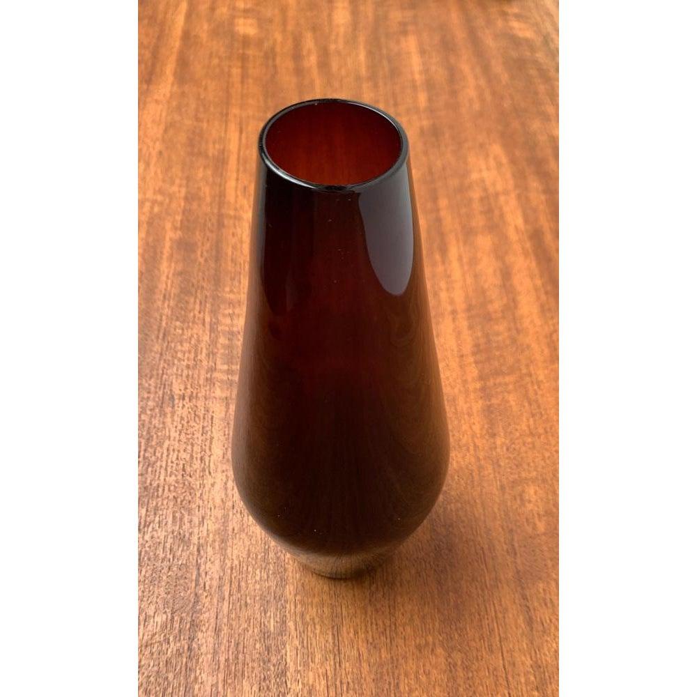Mid-Century Minimalist Glass Vase, 1960s For Sale 6