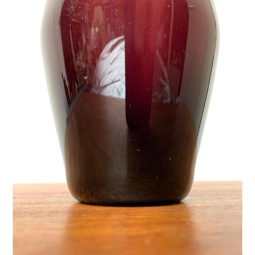 Mid-Century Minimalist Glass Vase, 1960s In Excellent Condition For Sale In Hamburg, DE