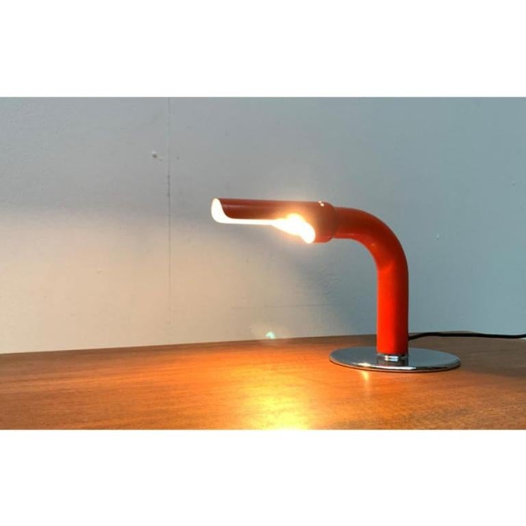 Mid-Century Minimalist Gully Table Lamp by Ingo Maurer for M-Design, 1960s For Sale 3
