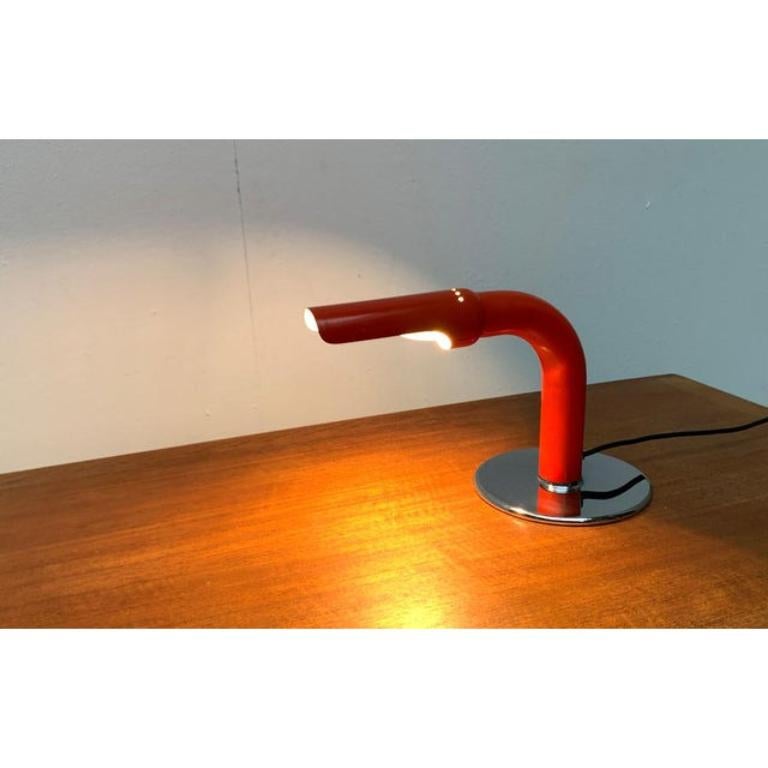 Mid-Century Minimalist Gully Table Lamp by Ingo Maurer for M-Design, 1960s For Sale 4