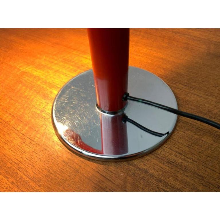 Metal Mid-Century Minimalist Gully Table Lamp by Ingo Maurer for M-Design, 1960s For Sale