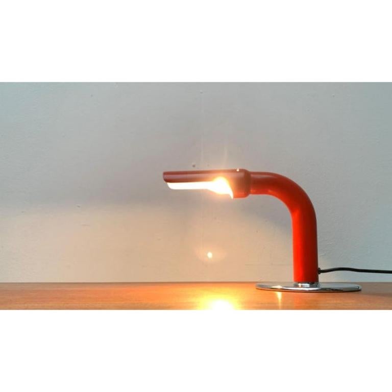 Mid-Century Minimalist Gully Table Lamp by Ingo Maurer for M-Design, 1960s For Sale 2