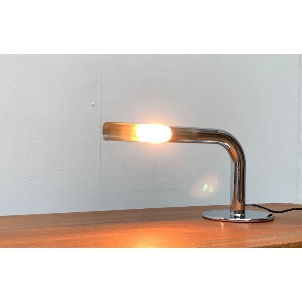 20th Century Mid-Century Minimalist Gulp Table Lamp by Ingo Maurer for M-Design, 1960s For Sale