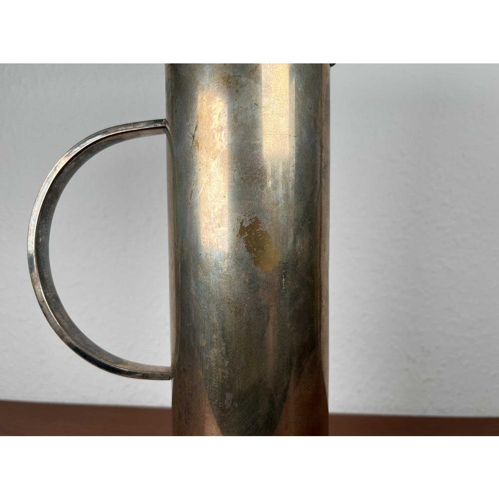 Minimalistische Metallkaraffe aus der Jahrhundertmitte, 1960er Jahre im Angebot 5