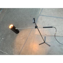 Mid-Century Minimalist Model 8028 Floor Lamp by J.J.M. Hoogervorst, 1950s