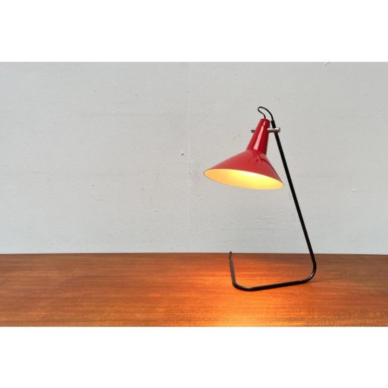 Mid-Century Minimalist Model ST30 Table Lamp by Josef Hurka for Kovona, 1960s For Sale 4